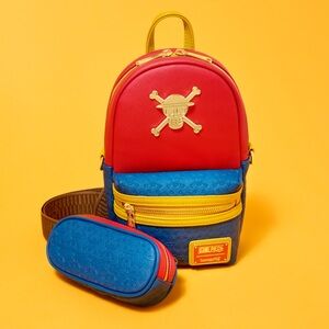 NWT Loungefly One piece Colorblock crossbody bag with coin purse